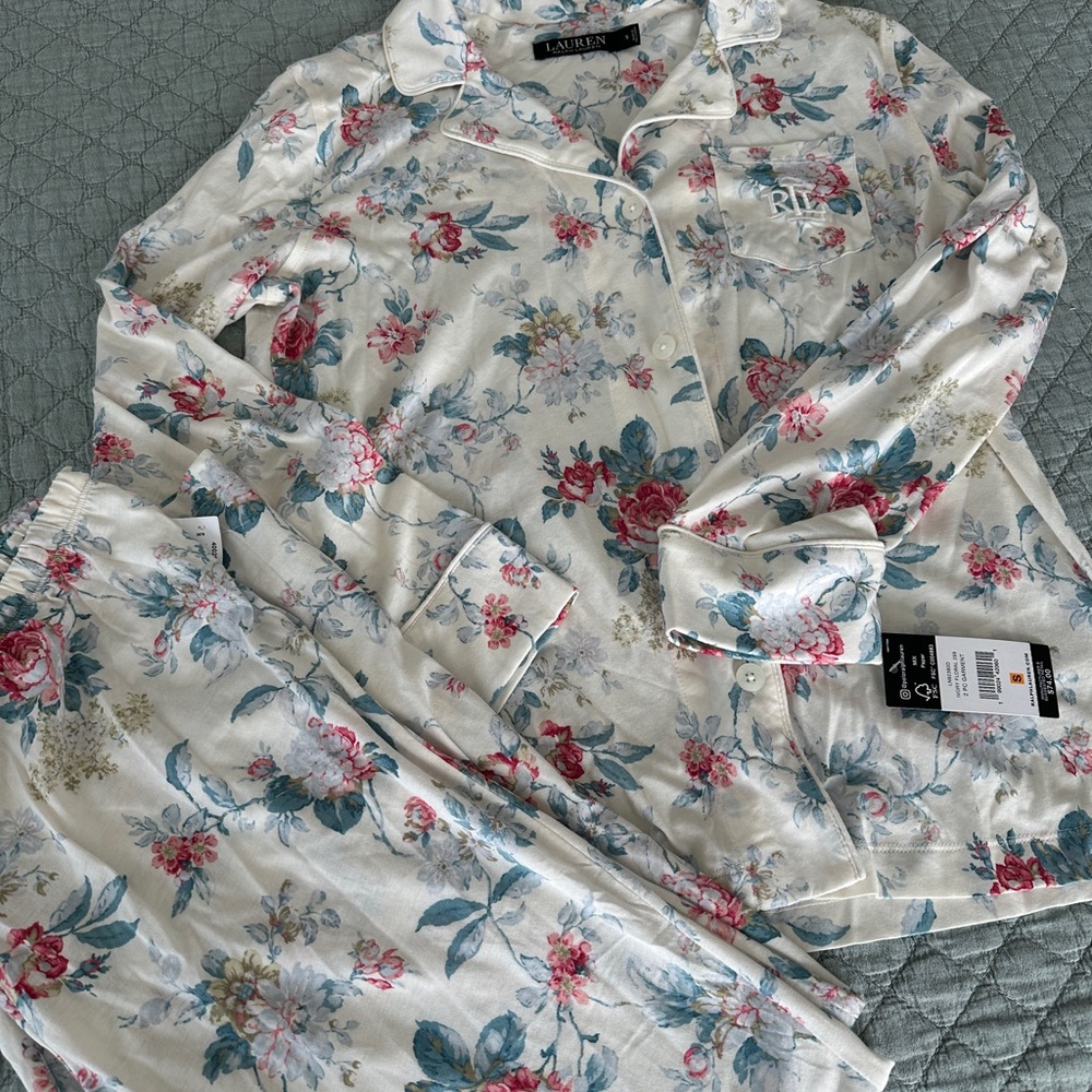 New Ralph Lauren Floral Women Pajamas Set